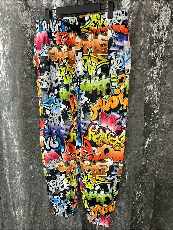 Fresh Prints of BelAir Other - Fresh Multicolor Graffiti Print Joggers